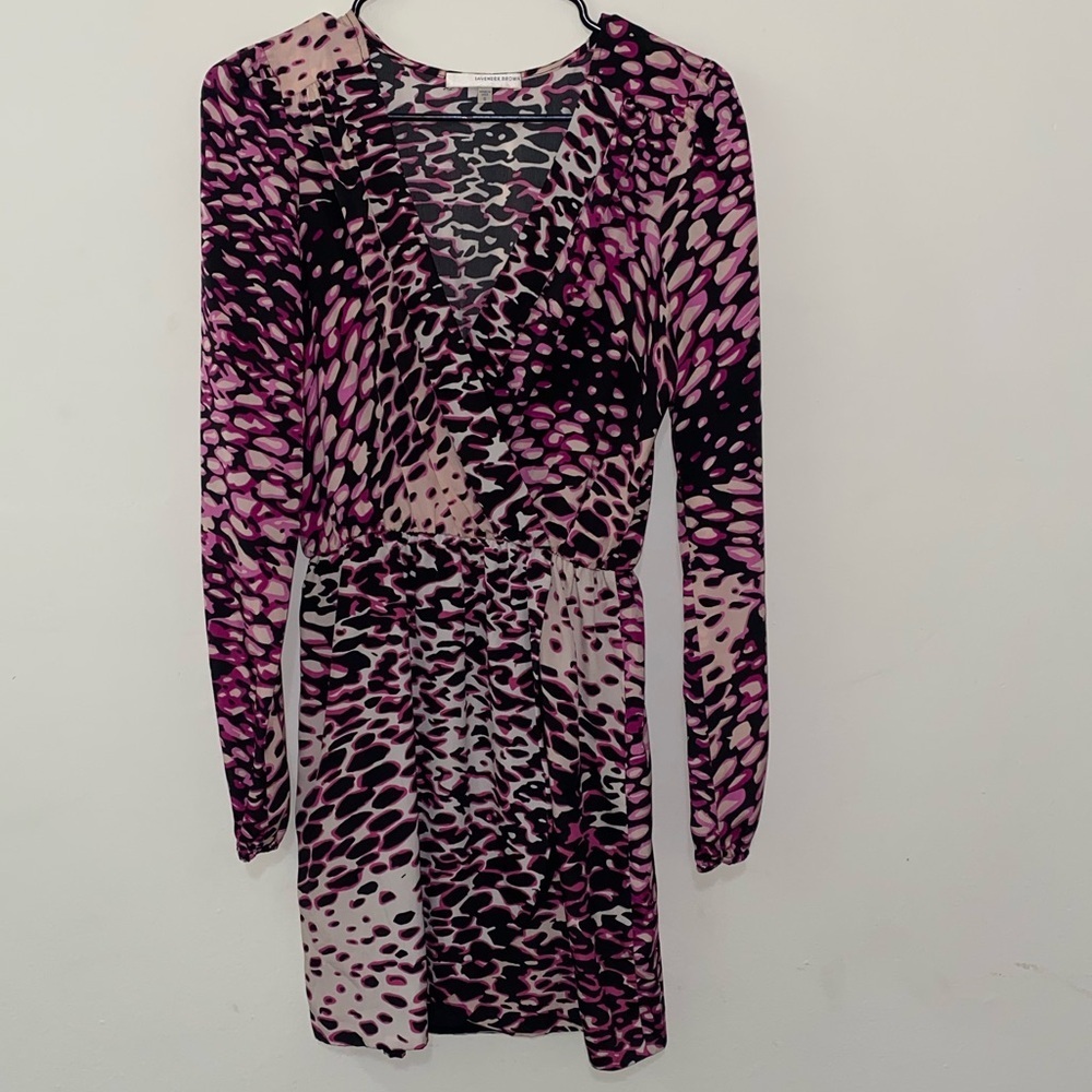 Lavender Brown Dress